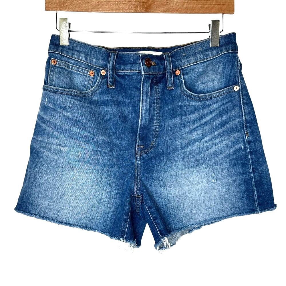 Madewell high rise Denim Shorts blue size 27